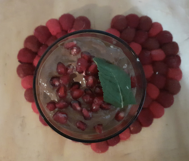 Sunday Sweetener: Chocolate and Pomegranate Pudding